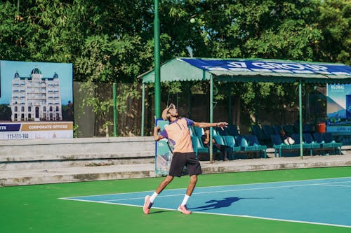 Person Playing Tennis