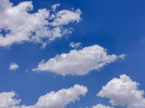 Free A White Clouds and Blue Sky Stock Photo