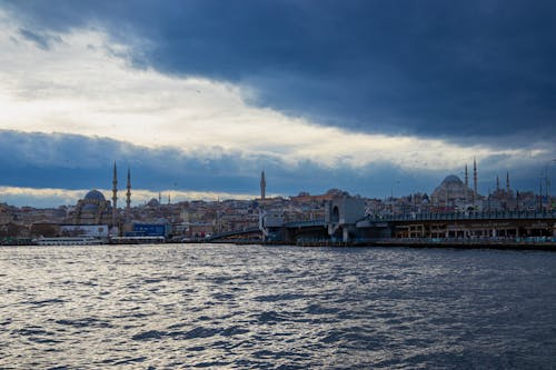 Foto stok gratis beken, Istanbul, jembatan galata