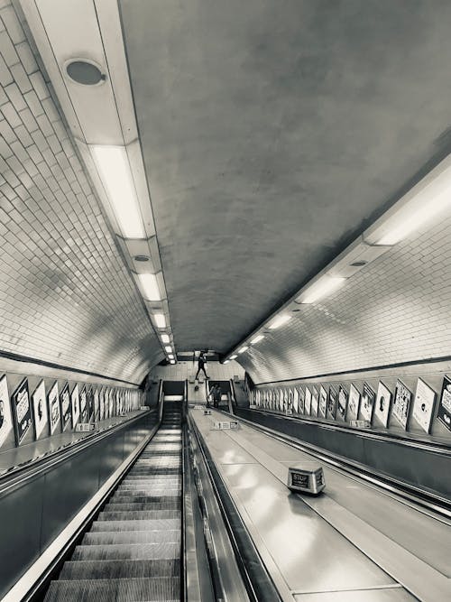 Underground Tunnel with Escalators
