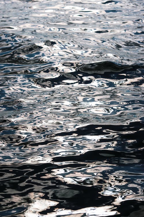 Dark Water Surface in Close-up Photography