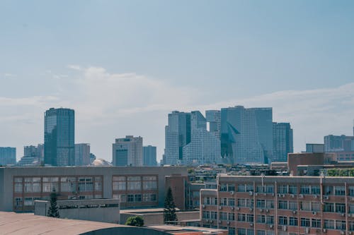 High-Rise Buildings in a City