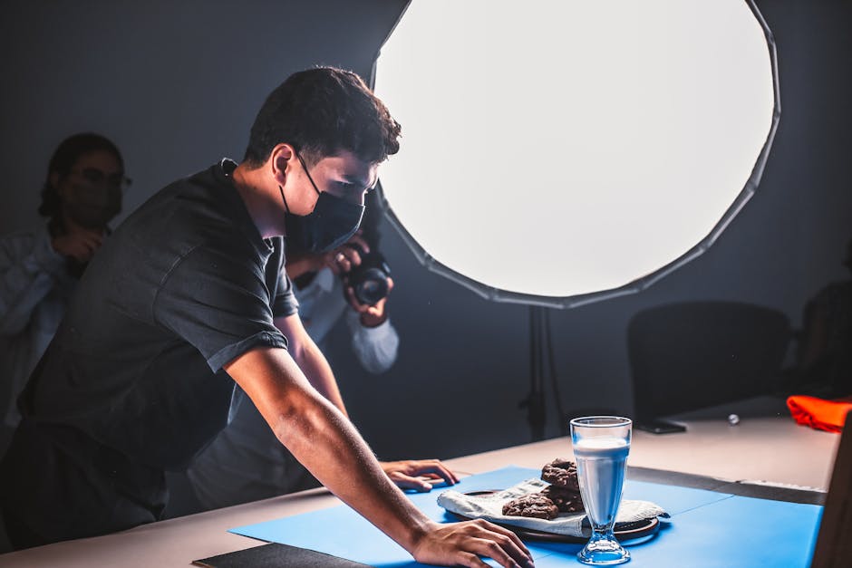 People Taking Photo of a Product in the Studio