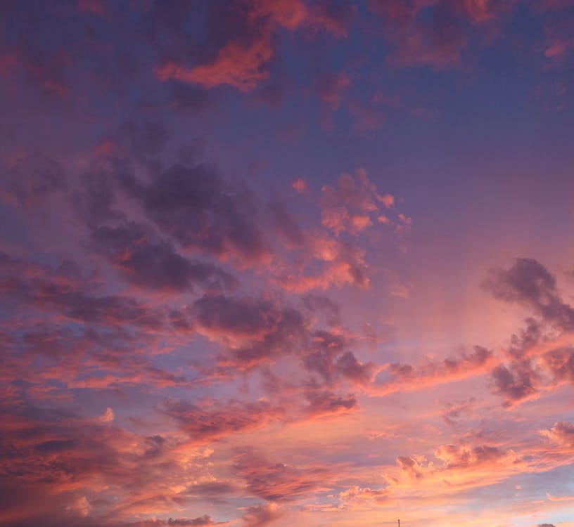 Cloudy Sky during Sunset · Free Stock Photo