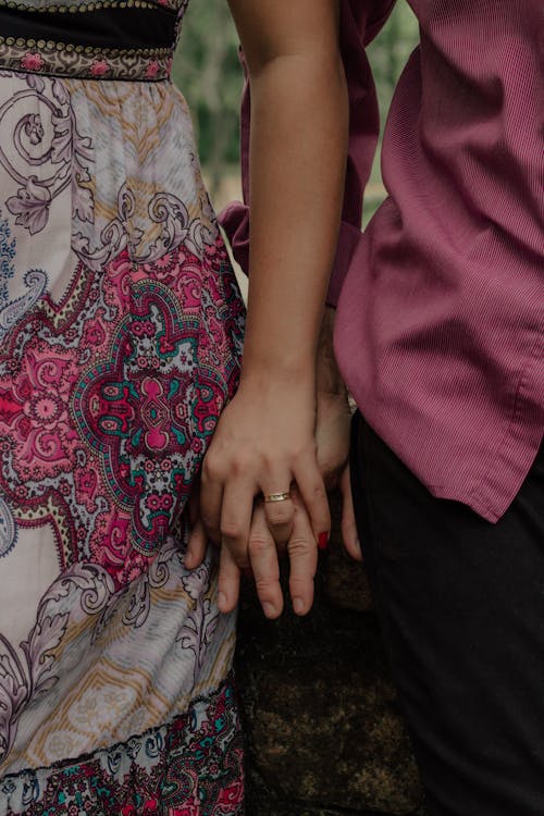 Lovely Couple Holding Hands