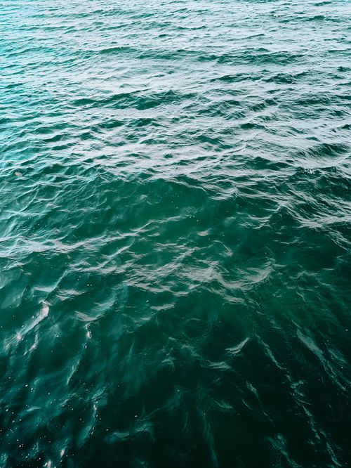 Free Capture of ocean waves with rich textures and deep colors near Dahme, Germany. Stock Photo