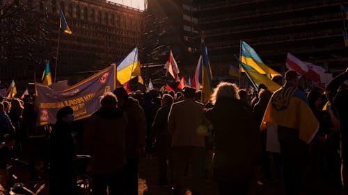 People Protesting on the Street