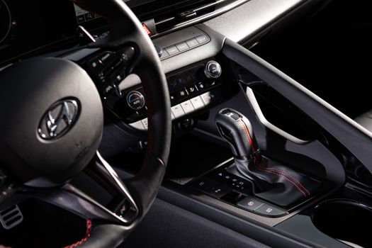 The interior of Hyundai Elantra N Line