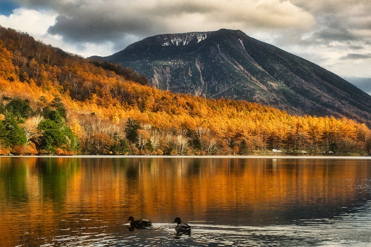 Lake Megami, Tateshina, Nagano Prefecture, Japan 