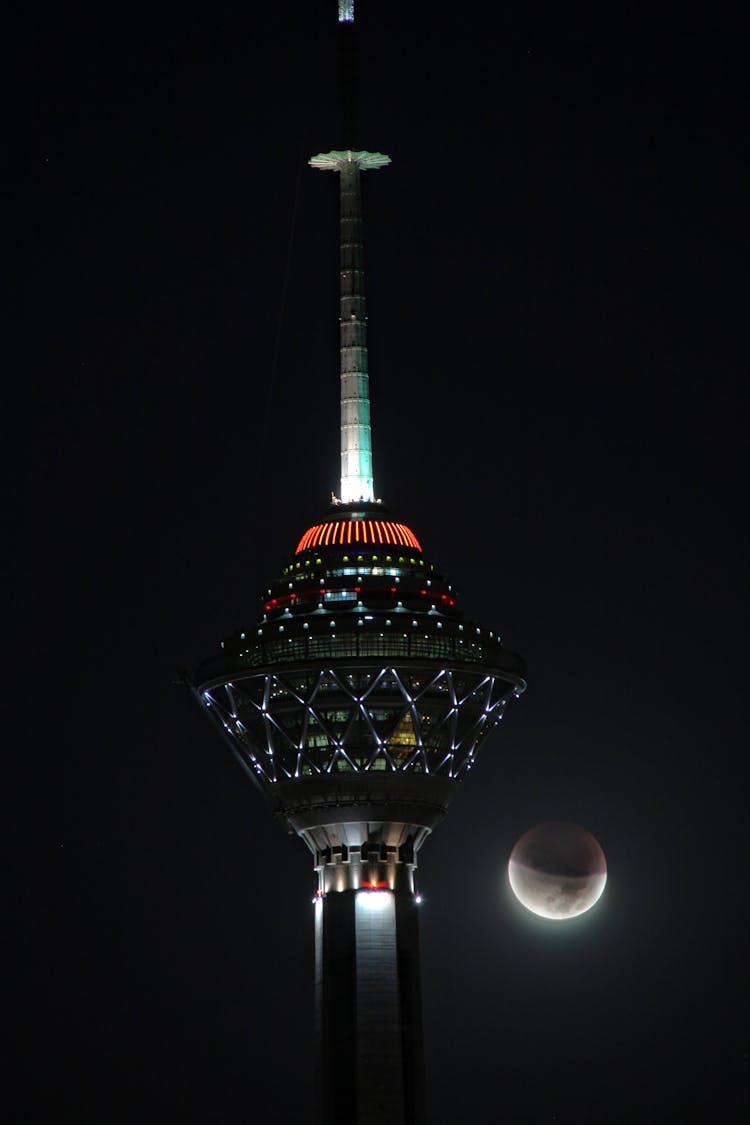 Lunar Eclipse Milad Tower