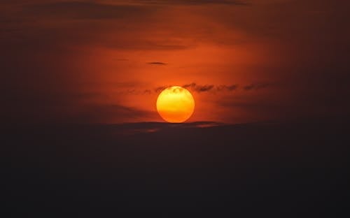 圓形, 太陽, 日出 的 免費圖庫相片