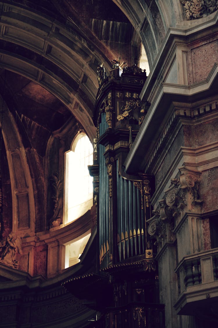 An Organ In A Church