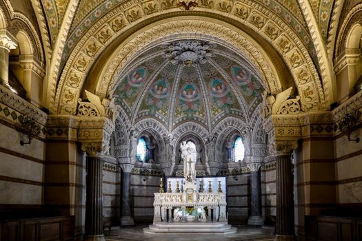 The Crypt of of the Basilica of Notre Dame de Fourviere