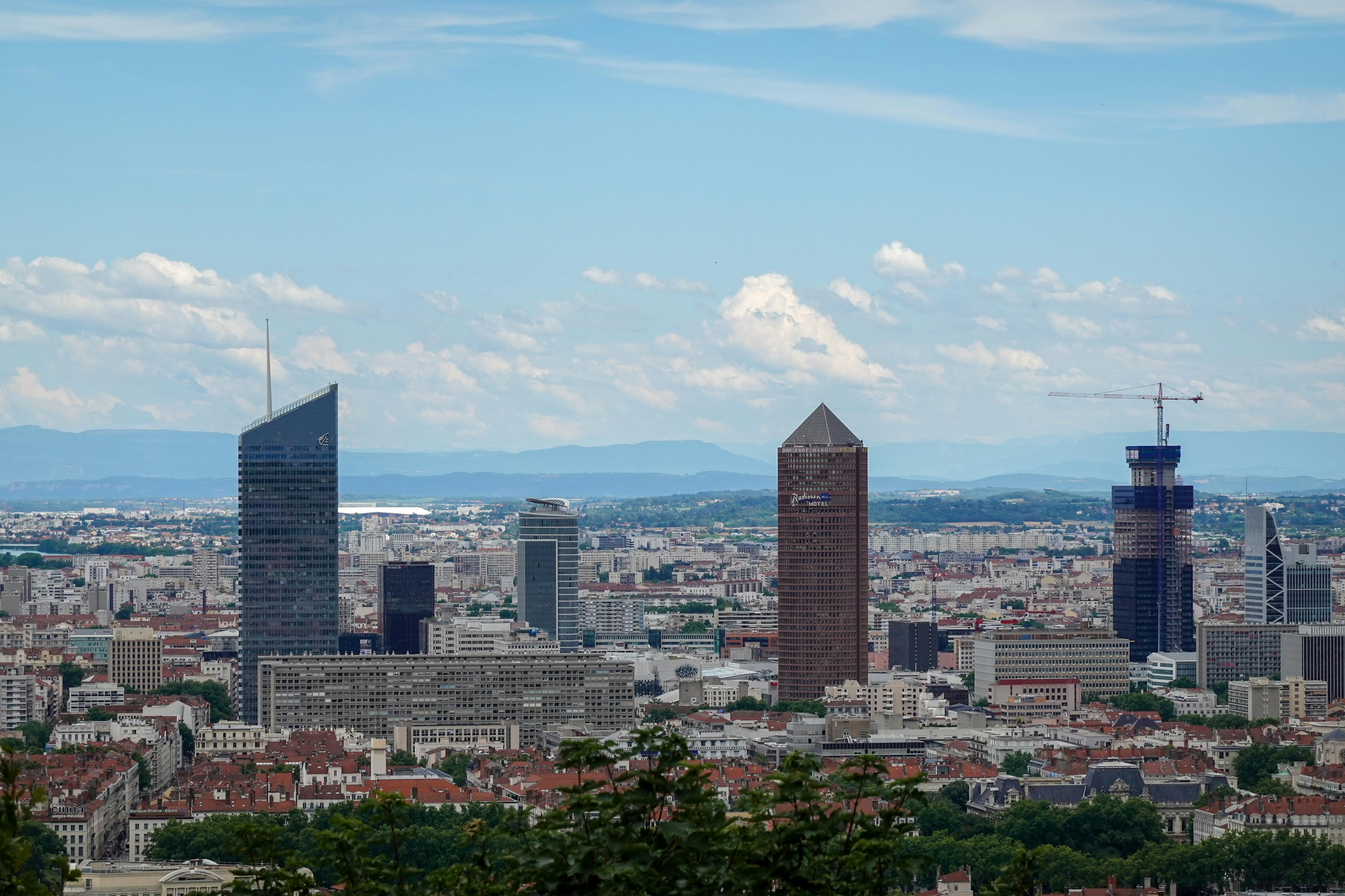 Skyline de la Part-Dieu à Lyon