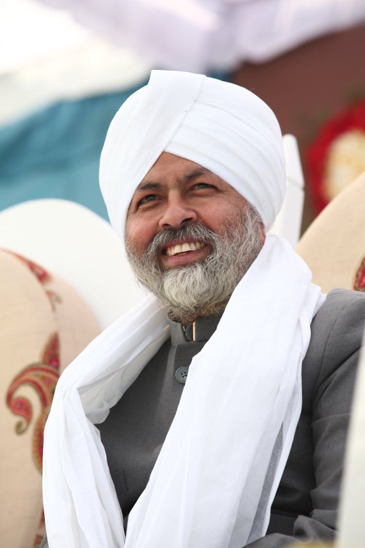 A Man In White Turban