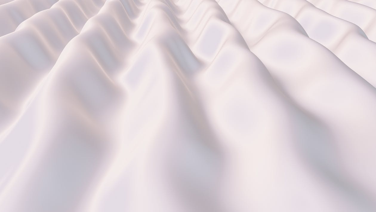 White Textile in Close Up Image