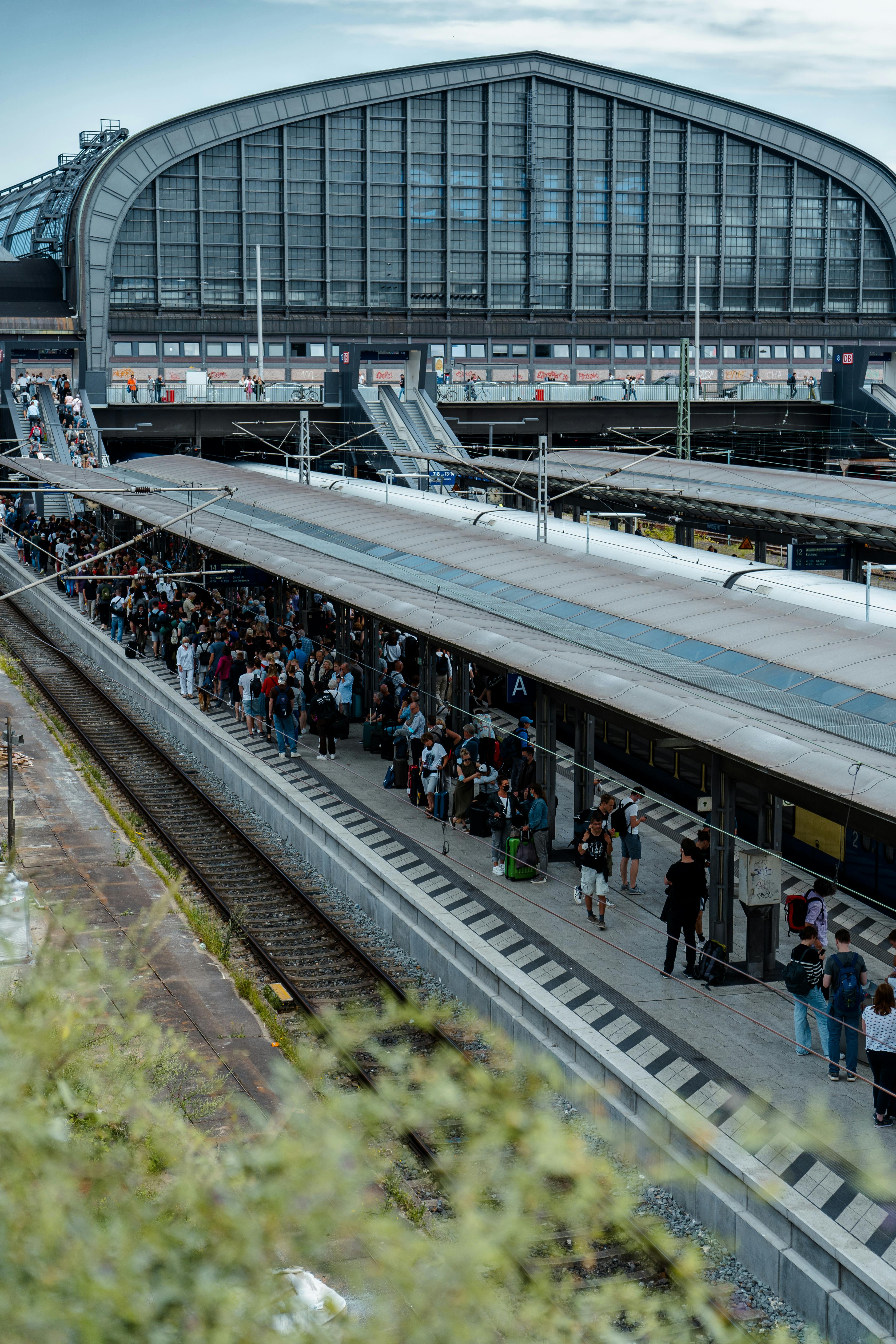 the hamburg central station in germany