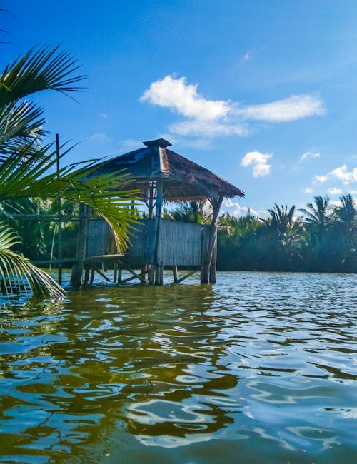 Foto d'estoc gratuïta de casa del llac, llac