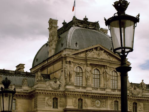 Louvre Museum Close-Up Photo