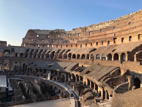 amfi tiyatro, arena, Colosseum içeren Ücretsiz stok fotoğraf