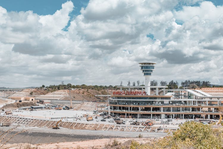 Airport Construction In City Suburb