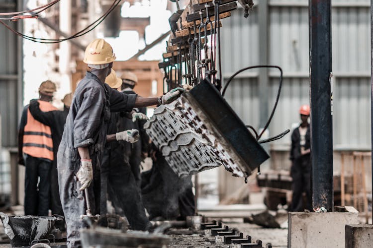 Men Working On A Construction Site