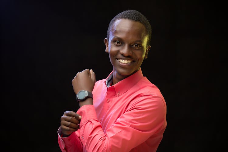 Young Man In A Shirt Posing 