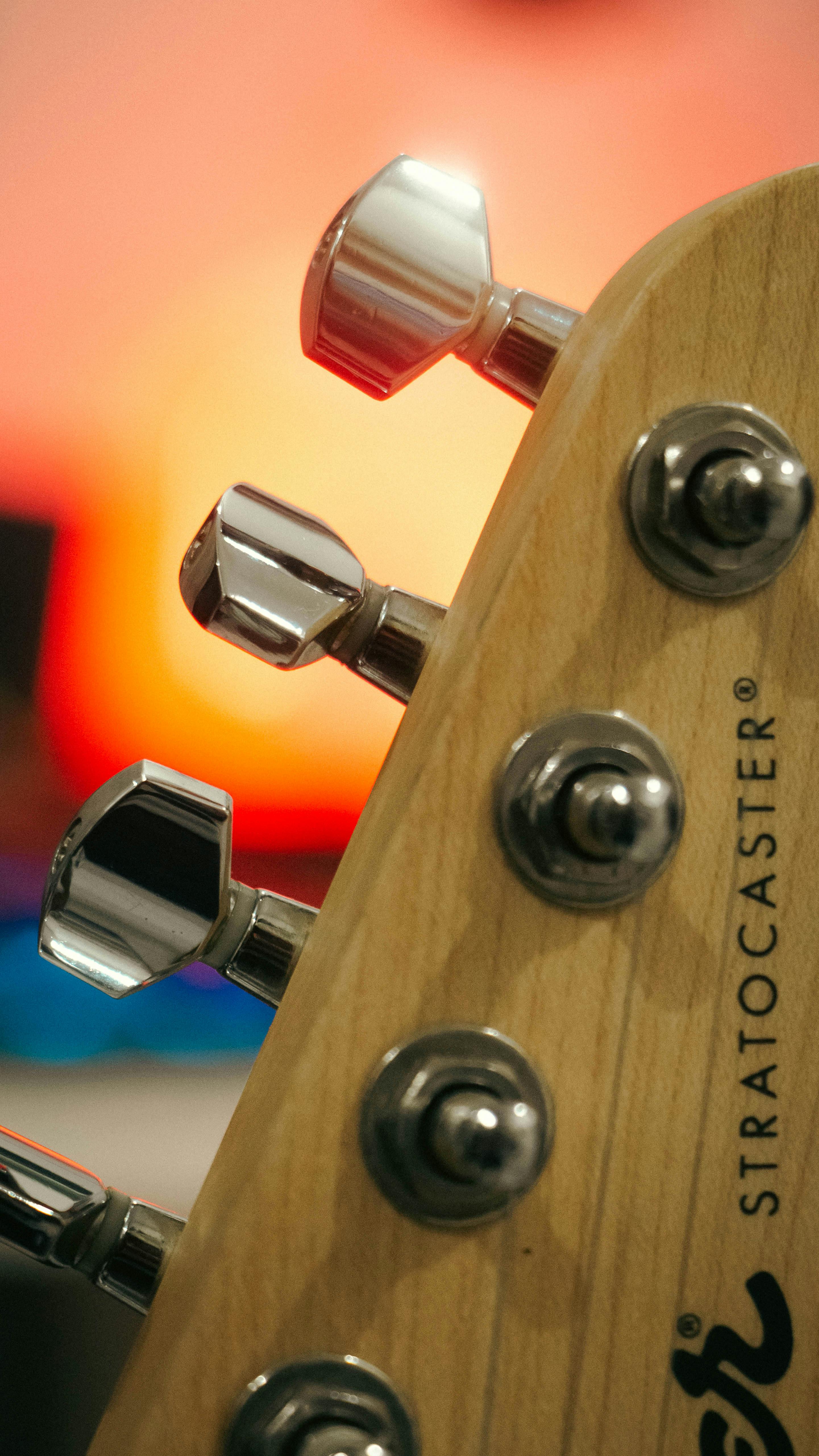 Knobs Tuner of a Guitar · Free Stock Photo