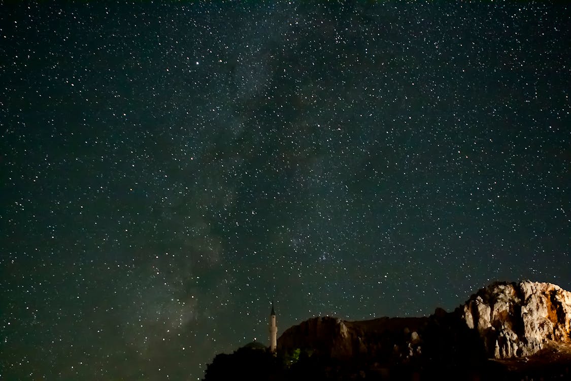 タワー, ブラウンロック, 夜空の無料の写真素材