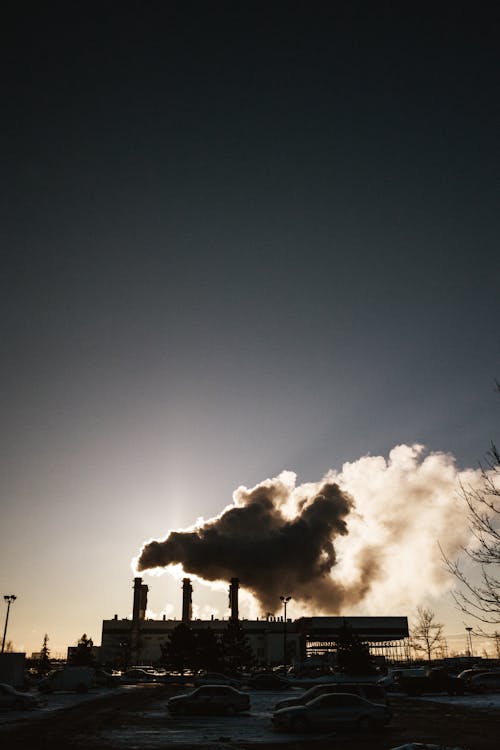 Kostnadsfri bild av byggnadsexteriör, fabrik, luftförorening