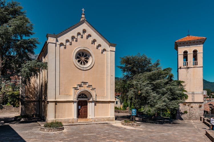 Ancient Saint Jeronim Church In Montenegro