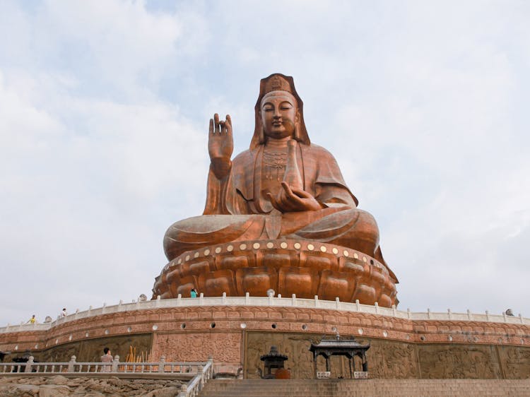 Colossal Statue Of Guanyin In China