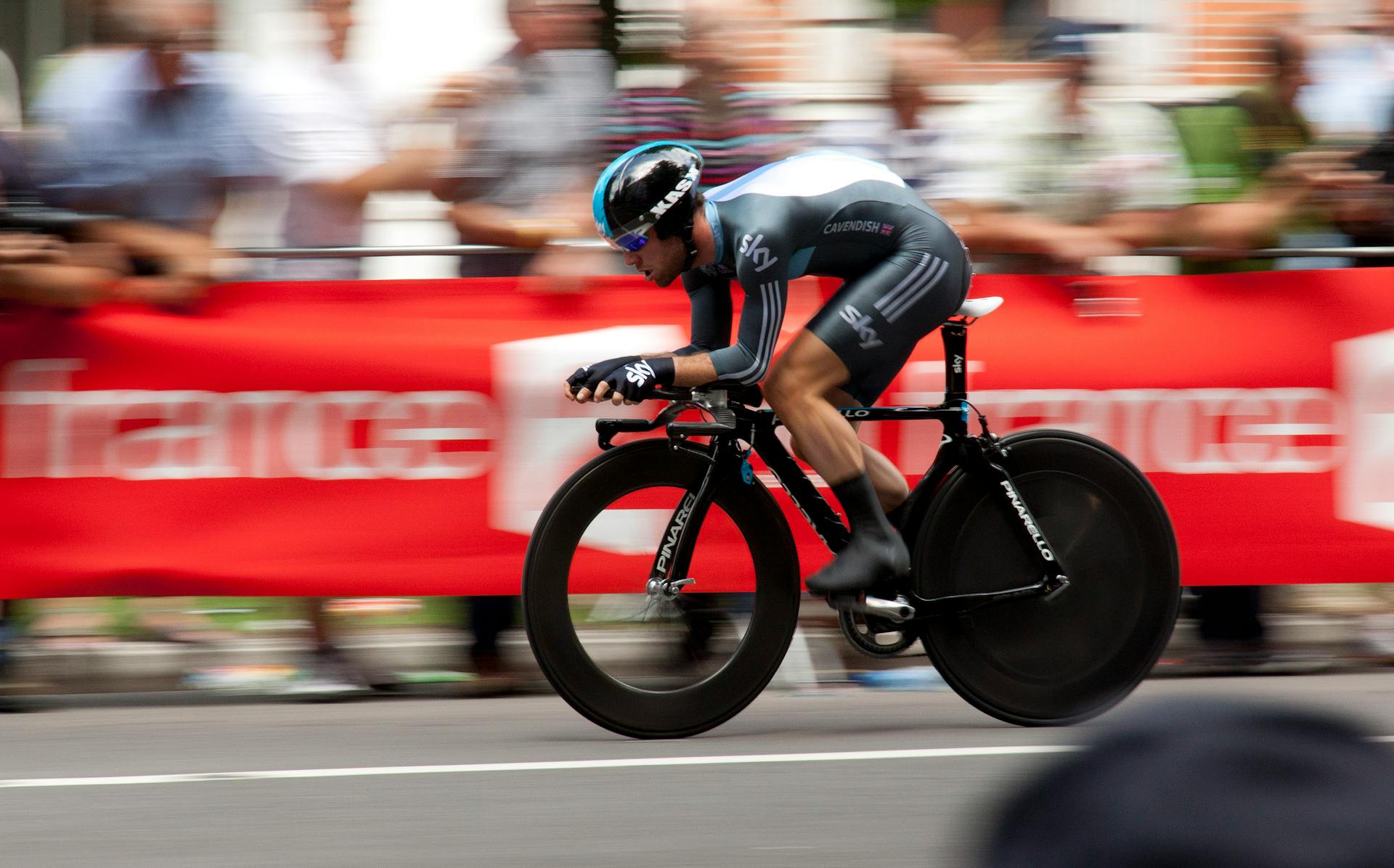 Man Riding Bicycle