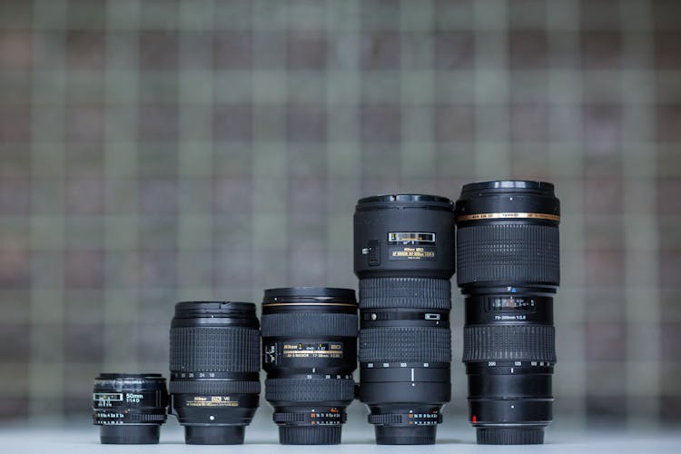 Collection Of Camera Lenses