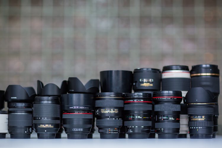 Collection Of Camera Lenses