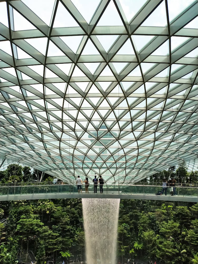 Rain Vortex Changi Airport