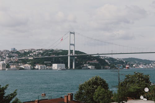 Photos gratuites de fleuve, le pont du bosphore, photographie aérienne