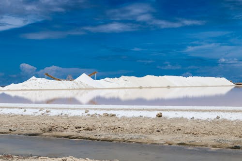Salt Mine Seen from Across Lake