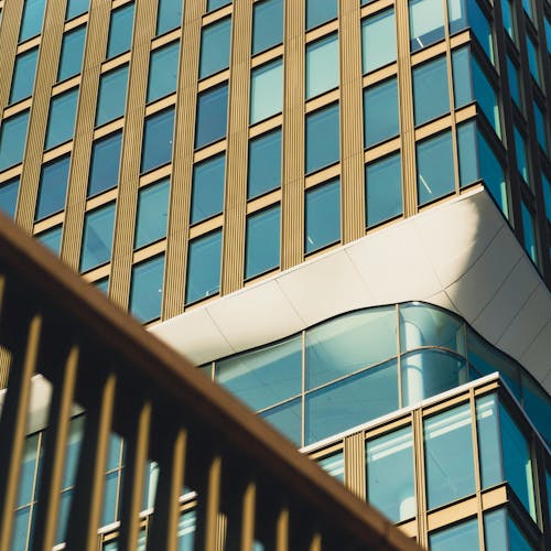 Low-Angle Shot of a High Rise Building