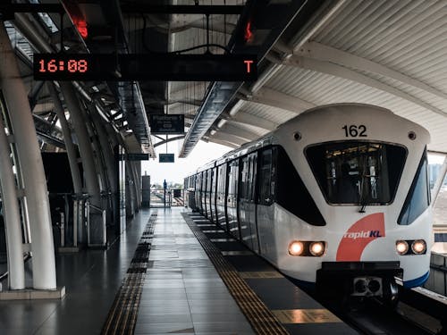 White Train on a Station