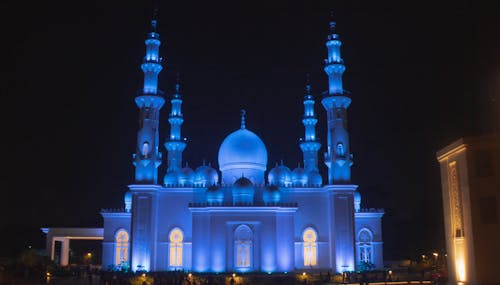 Darmowe zdjęcie z galerii z indonezja, masjid, wieczorne światło