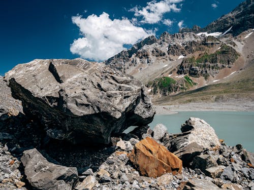 Foto profissional grátis de corroído, geologia, lago
