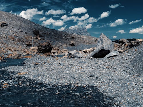 ロッキー, 丘, 小石の無料の写真素材