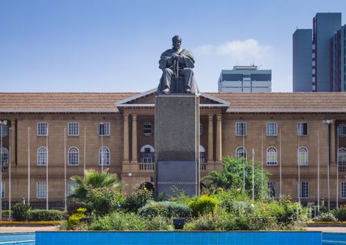 Free Statute KICC  Stock Photo