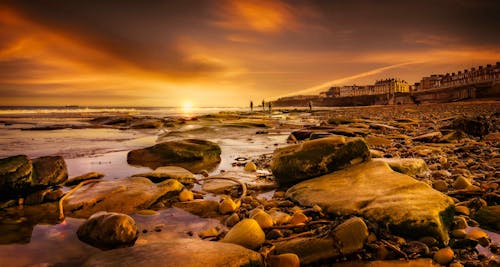 Безкоштовне стокове фото на тему «берег моря, горизонт, ефектне небо»