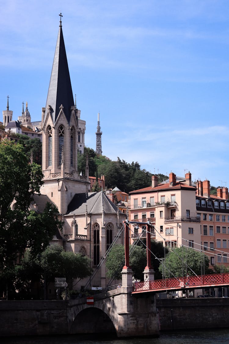 Saint George Church Of Lyon, France 