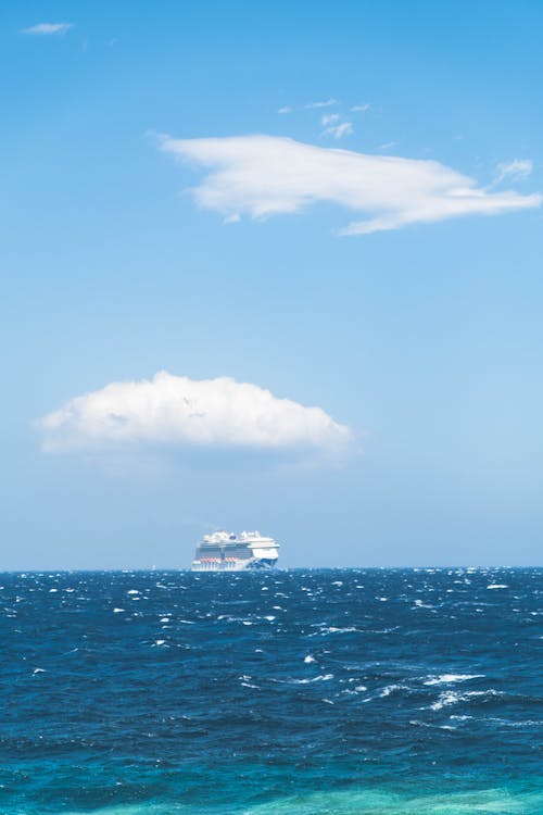 Cruise Ship on Horizon