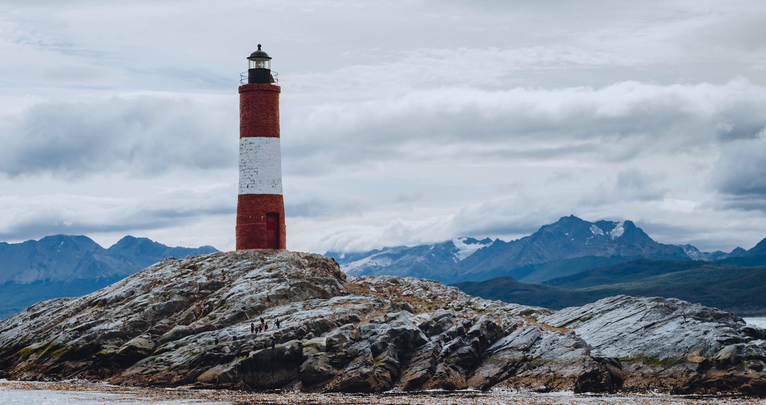 Faro Les Éclaireurs in Bariloche, Argentina.