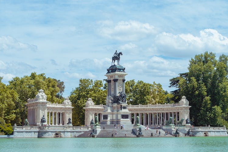 People On Buen Retiro Park