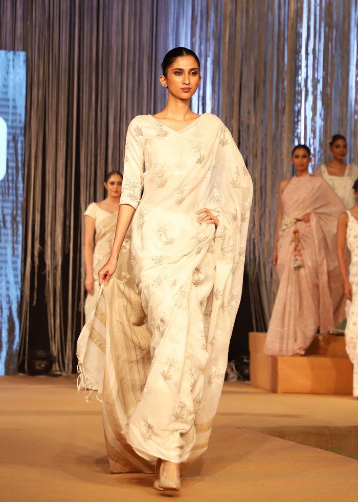 Long printed ethnic gown for women Nashik